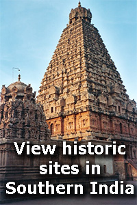 View historic sites in Southern India