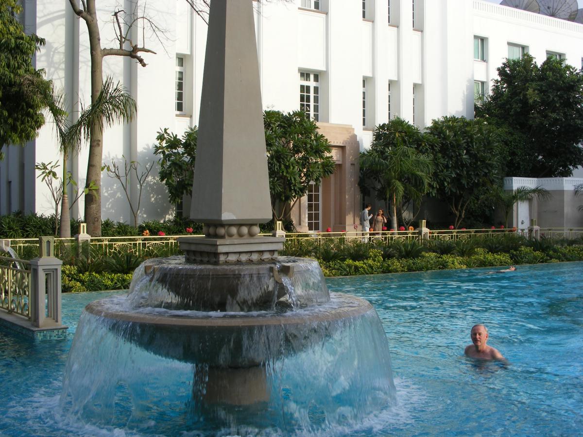 The heated swimming pool New Imperial Hotel New Dehli